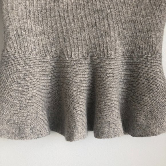 NWOT Banana Republic Cashmere Peplum - Picture 2 of 6